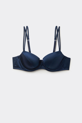 Silk Balconette Bra Natural Lift Elegance