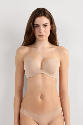 Elegant Bandeau Bra in Ultralight Microfiber