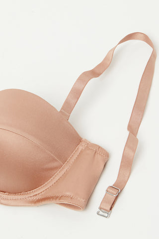 Silk Bandeau Bra Elegant and Refined