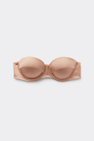 Silk Bandeau Bra Elegant and Refined