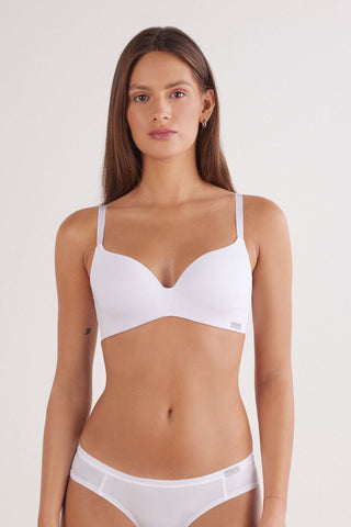Cotton Triangle Bra Soft Light Stretch