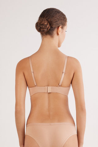 Cotton Triangle Bra Soft Light Stretch