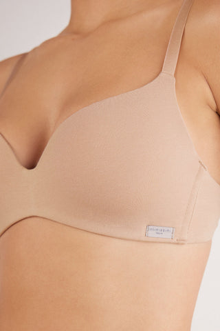 Cotton Triangle Bra Soft Light Stretch