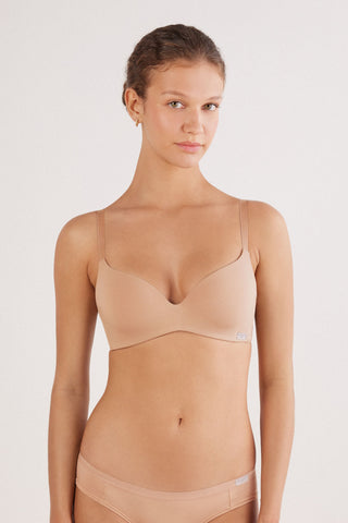 Cotton Triangle Bra Soft Light Stretch