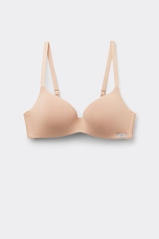 Cotton Triangle Bra Soft Light Stretch