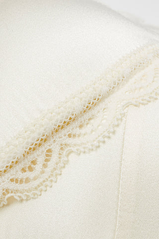 Silk and Lace Triangle Bra