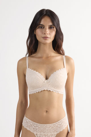Lace Triangle Bra Soft Stretch Design