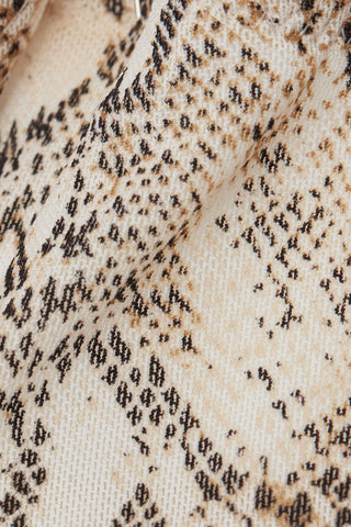 Snakeskin Print Push Up Bra