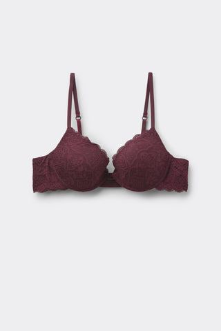 Lace Push Up Bra Elegant Silhouette