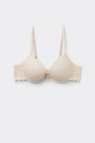 Lace Push Up Bra Elegant Silhouette