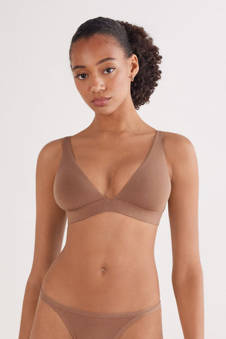 Ultralight Cotton Triangle Bra Soft Stretch Sensual Style