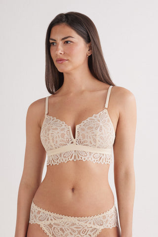 Romantic Lace Triangle Bra