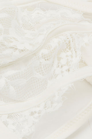 Ethereal Embrace Triangle Bra Lace Tulle Romance