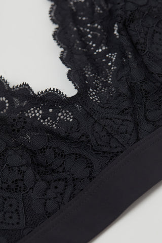 Lace Triangle Bra Soft Comfort Feminine