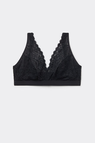 Lace Triangle Bra Soft Comfort Feminine