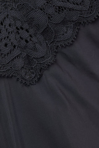 Lace Trimmed Brazilian Soft Microfiber Retro Style