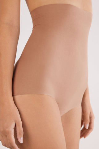 Shaping Cotton High Waist Hipsters