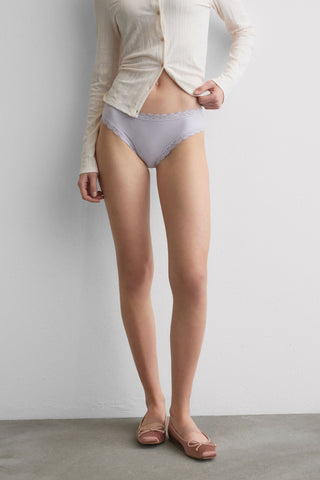 Soft Cotton Lace Panties Feminine Elegance