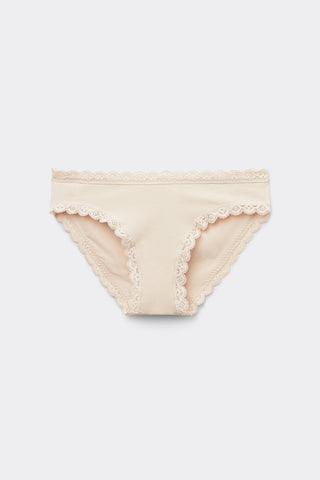 Soft Cotton Lace Panties Feminine Elegance