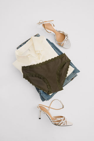 Soft Cotton Lace Panties Feminine Elegance