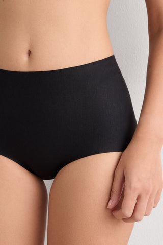Soft Cotton High Waist Panties with Light Shaping
