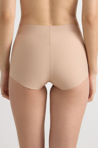 Soft Cotton High Waist Panties with Light Shaping
