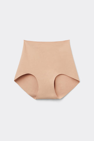 Soft Cotton High Waist Panties with Light Shaping