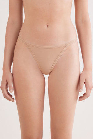 Soft Cotton Thong Invisible Comfort