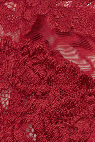 Floral Tulle G String Delicate Lingerie