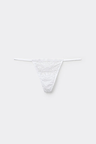 Delicate Lace String Thong