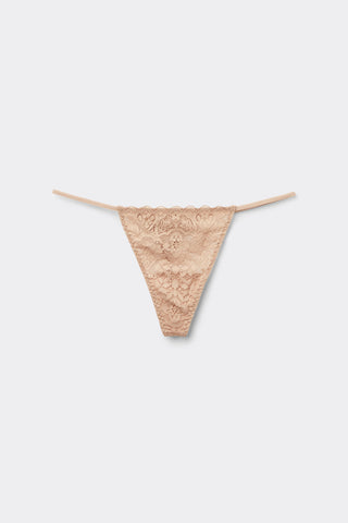 Delicate Lace String Thong