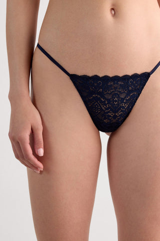 Delicate Lace String Thong