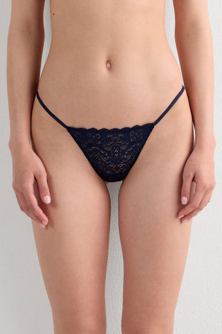 Delicate Lace String Thong