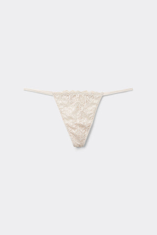 Delicate Lace String Thong